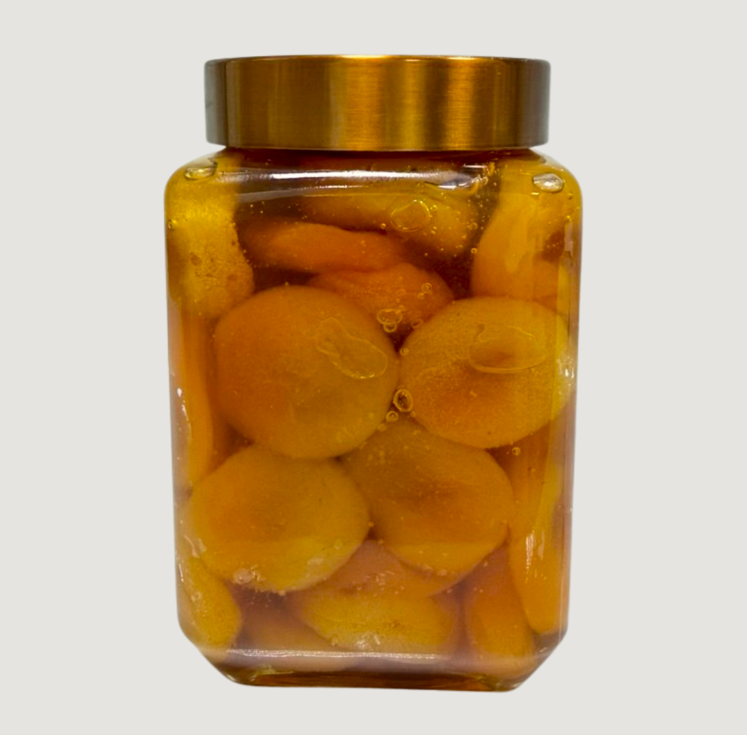 مشمش مع عسل السدر الجبلي الفاخر