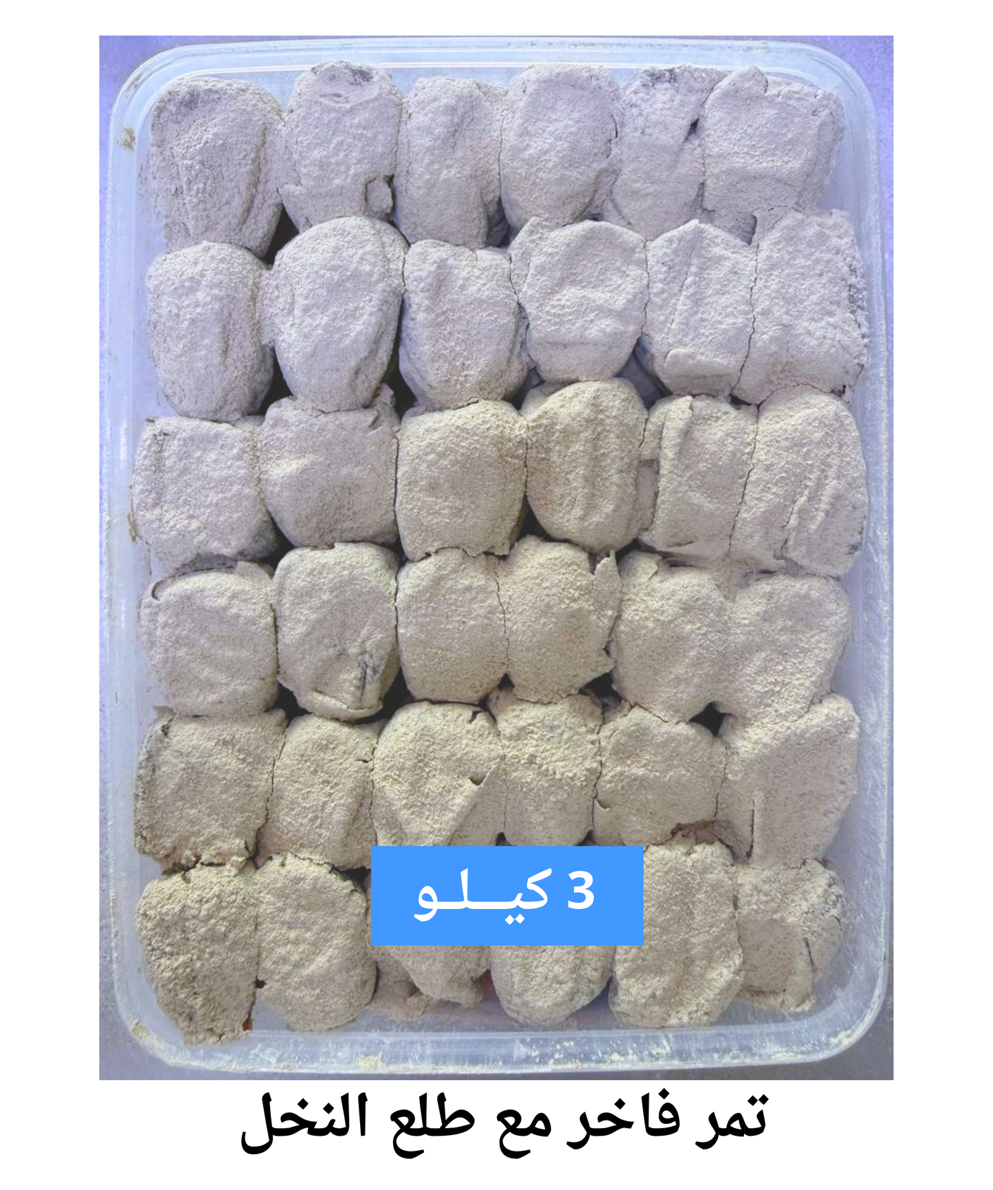 تمر فاخر مع طلع النخل الوزن 3 كيلو