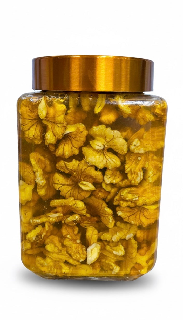 جوز مع عسل السدر الجبلي الفاخر