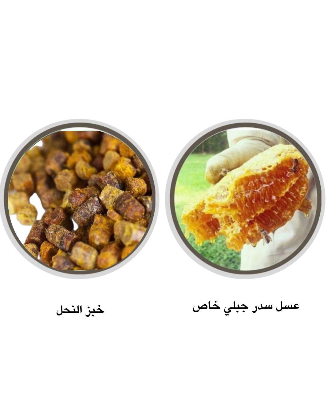 عسل سدر جبلي مشبع ب ( خبز النحل )