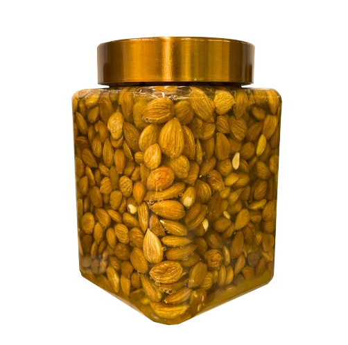 بذور المشمش مع عسل السدر الجبلي الفاخر